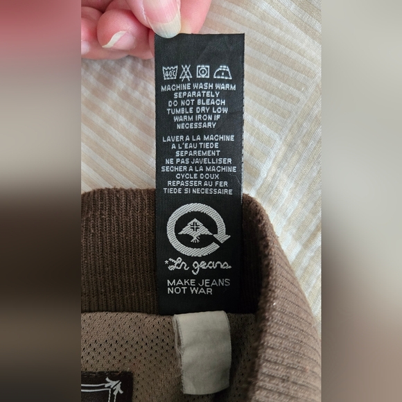 Vintage Y2K LRG Roots and Equipment Plaid Bomber Jacket Mens 4X Brown Orange - Picture 6 of 16